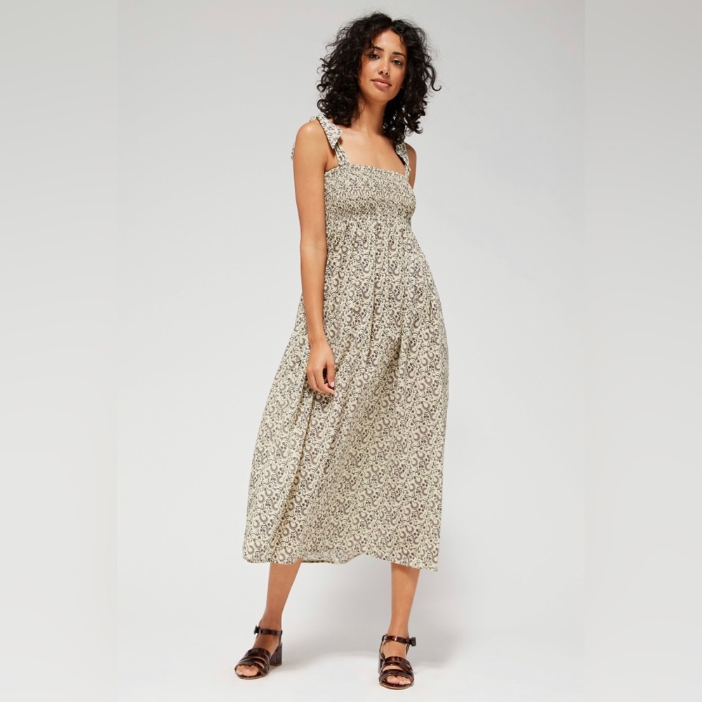 Lacausa Sycamore Dress in Butter